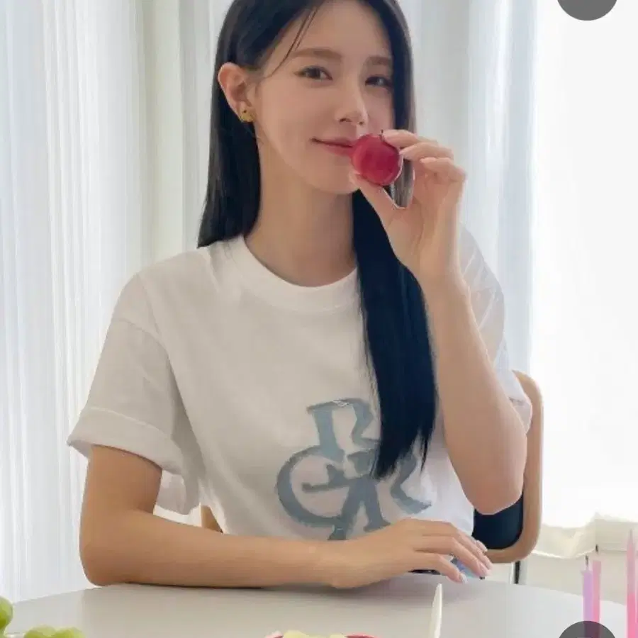 [새상품] 시티브리즈 심볼 로고 패치 반팔 티셔츠 화이트 F