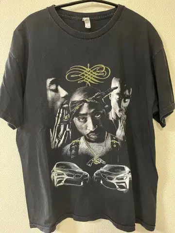 전설의 래퍼 2Pac 2팩 투팩 티셔츠 랩티 밴티