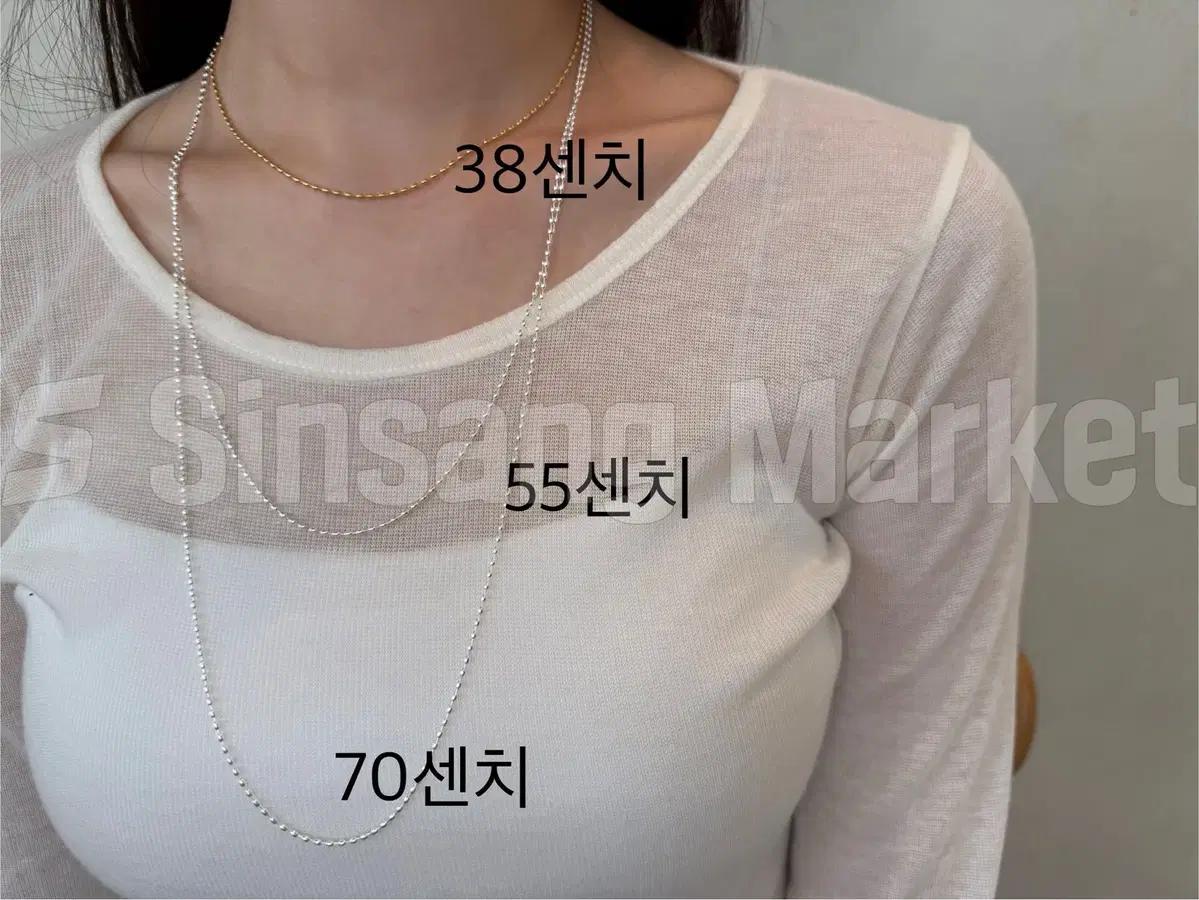 [빠른발송] 실버925 이태리 비엔나체인 목걸이