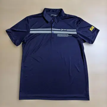SRIXON 스릭슨 데상트 골프 피케 셔츠 LL XL 네이비