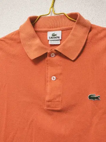 [ 심플 오렌지 ] LACOSTE 피케 셔츠 사이즈 5(M) 엘살바도르제