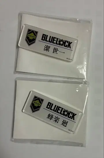 블루 록 프린세스 카페 네임 배지 명찰 이사기 바치라