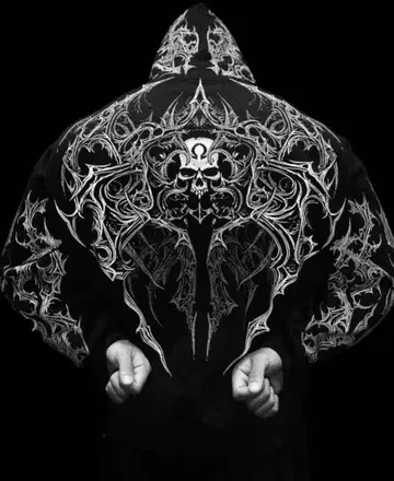 breathedivinity 집업 후드티 y2k XL