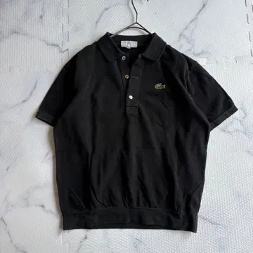 인기 라코스테 블랙 반팔 피케 셔츠 XL tk29