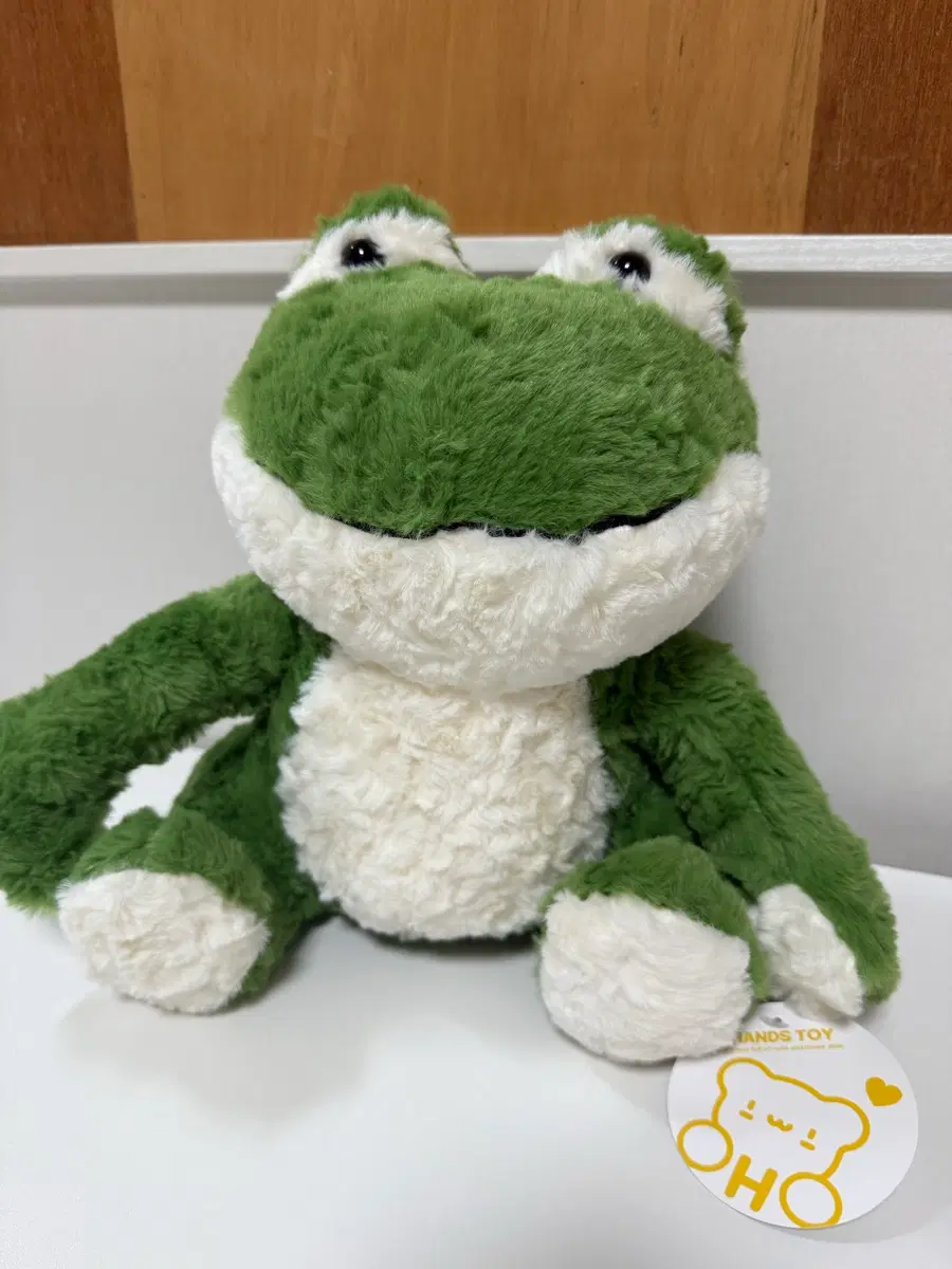 테이스티드 어글리 뽀글이 개구리 인형 (새상품)