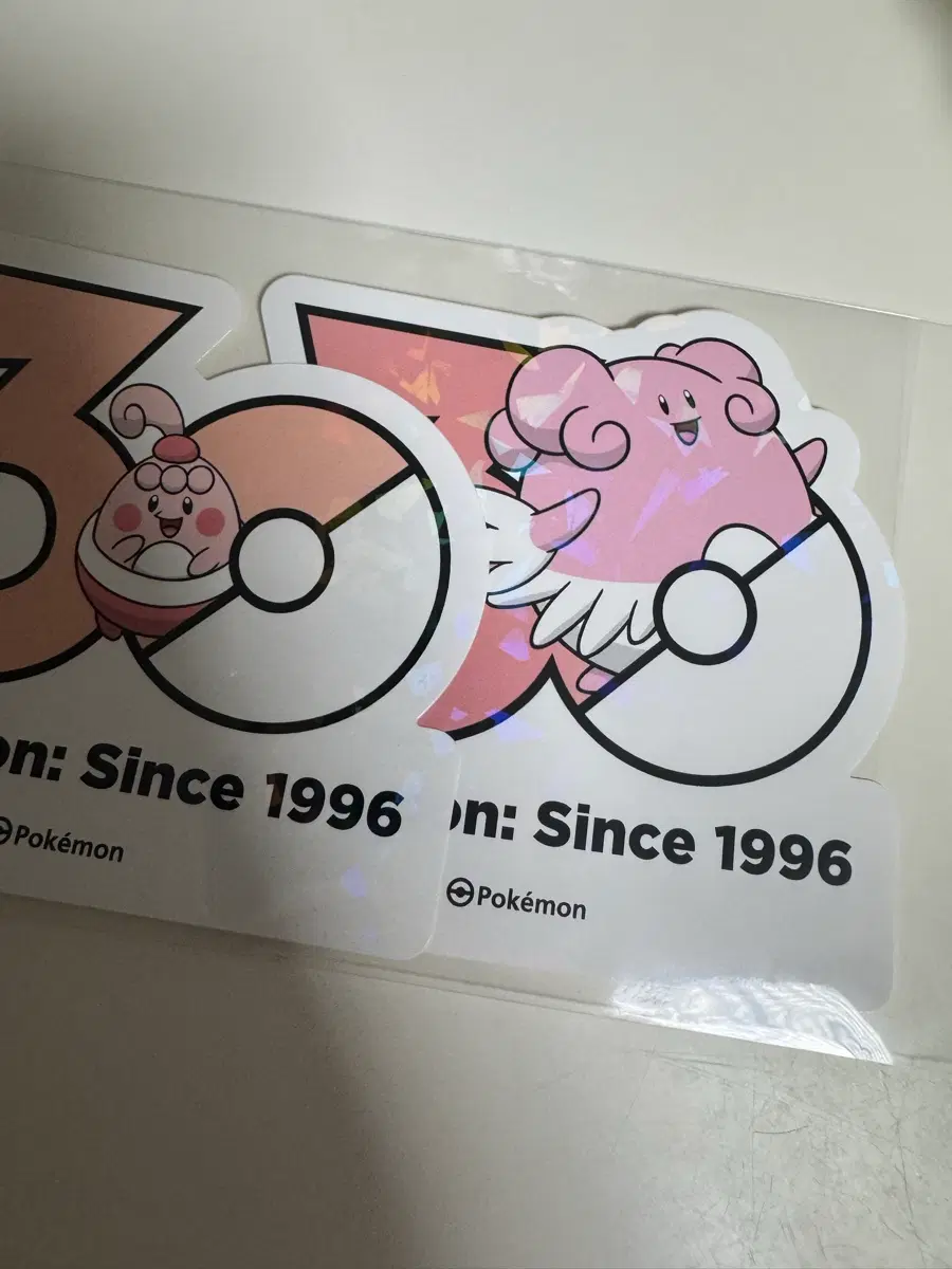 포켓몬 30주년 로고 스티커 핑복 해피너스 세트