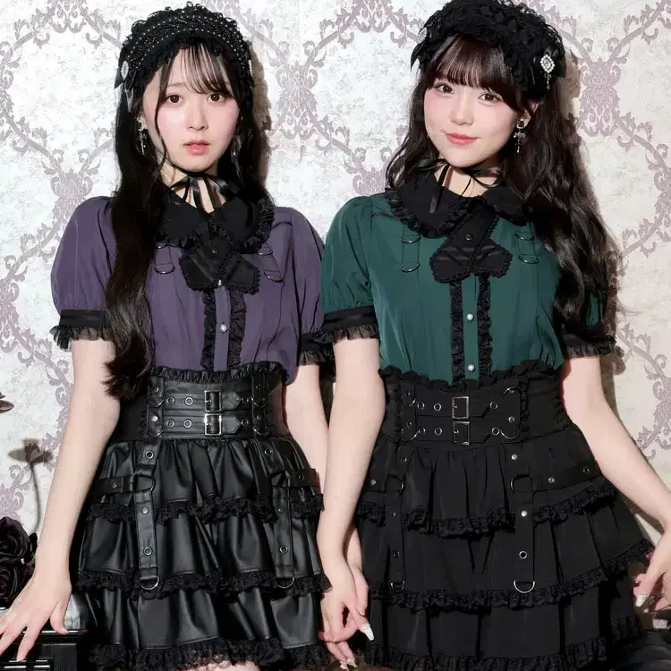 노에미 NOEMIE D링 벨트 크로스 타이 반팔 블라우스