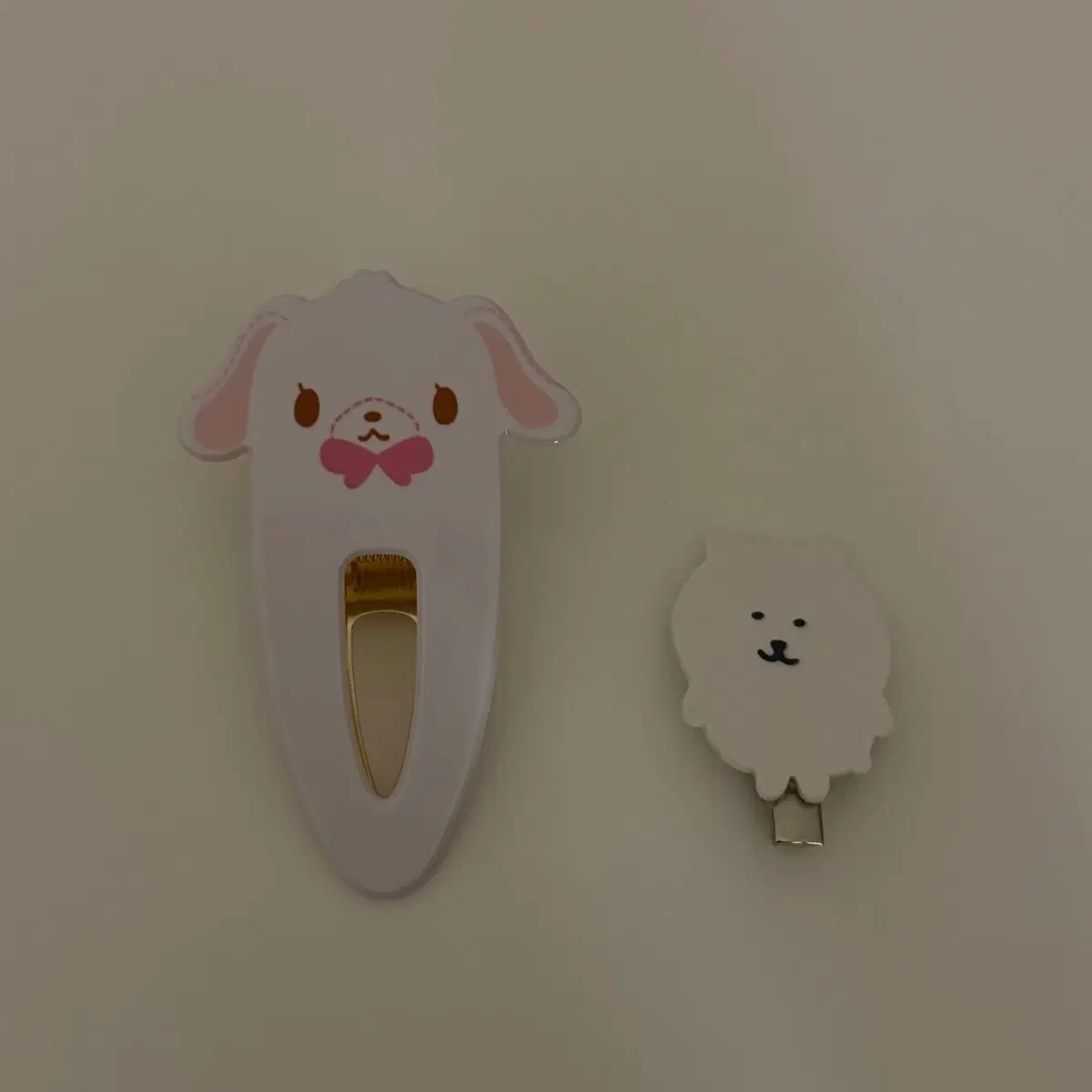 슈가바니즈 시로우사 머리핀 농담곰 머리핀