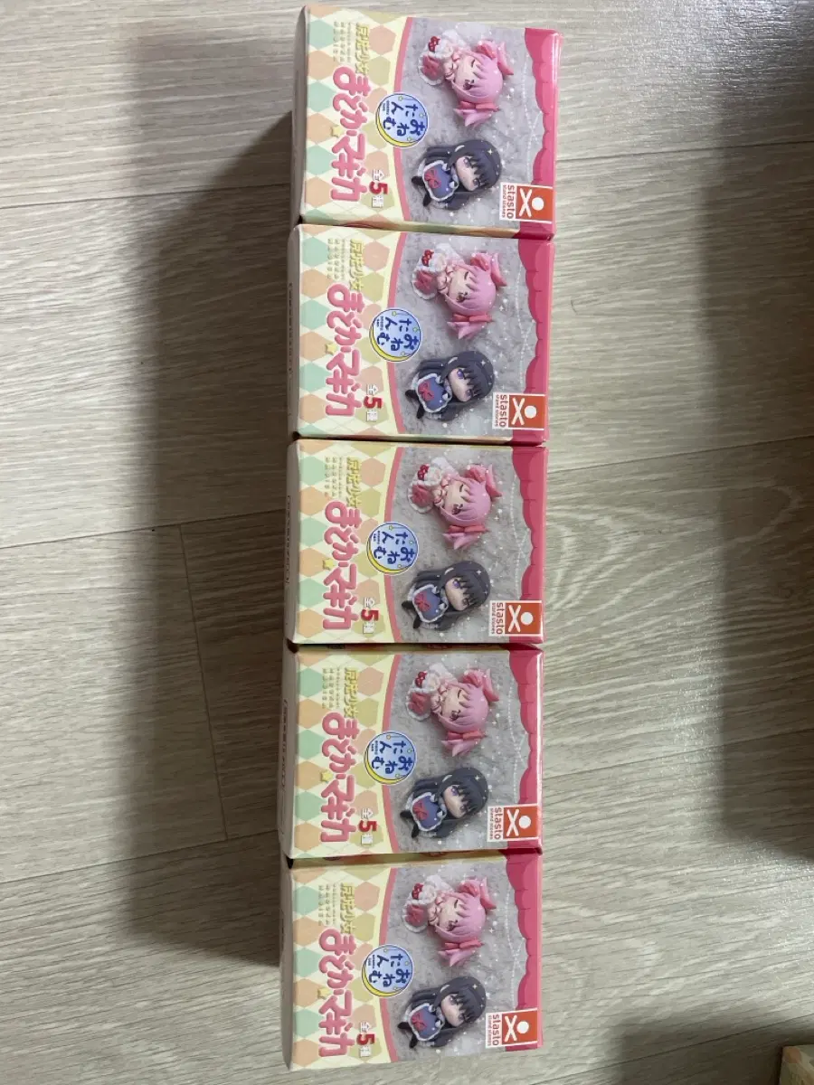스태스토 마법소녀 마도카 마기카 피규어 5종 세트
