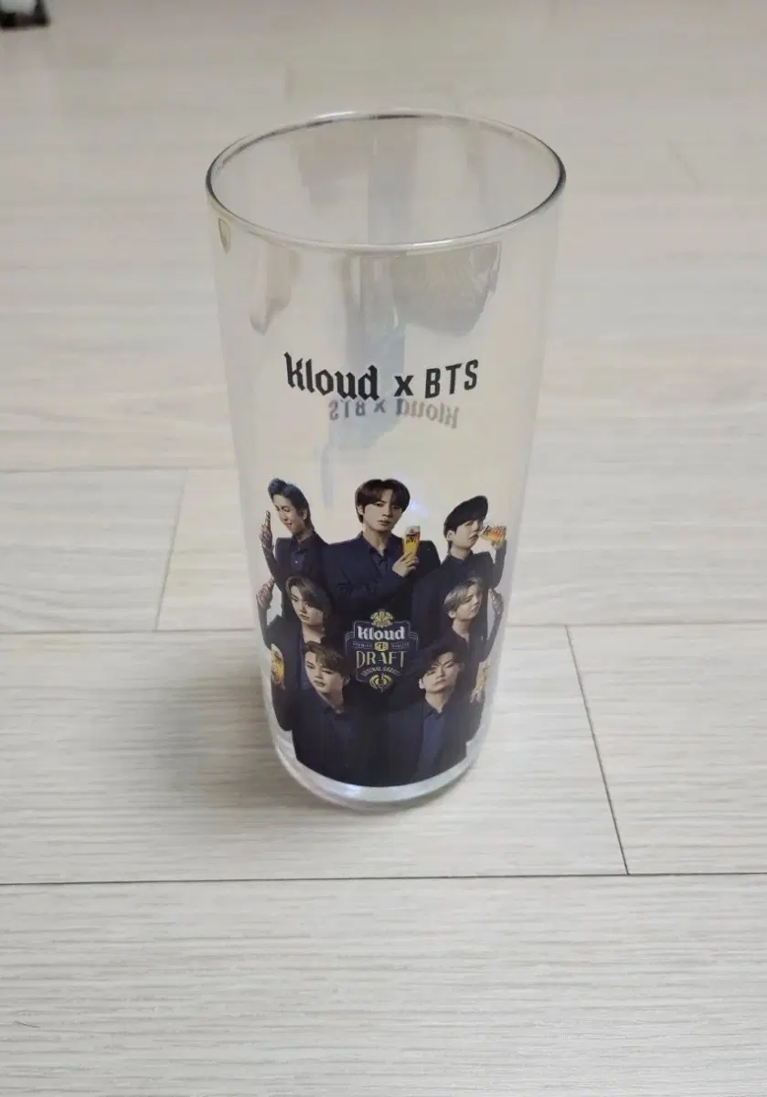bts, kloud 콜라보 맥주잔