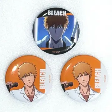 BLEACH 마네키네코 쿠로사키 이치고 캔뱃지 3종 세트