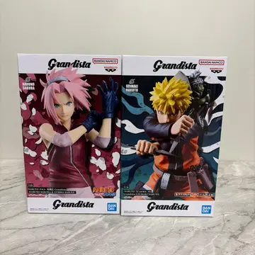 NARUTO Grandista 피규어 세트 하루노 사쿠라 우즈마키 나루토