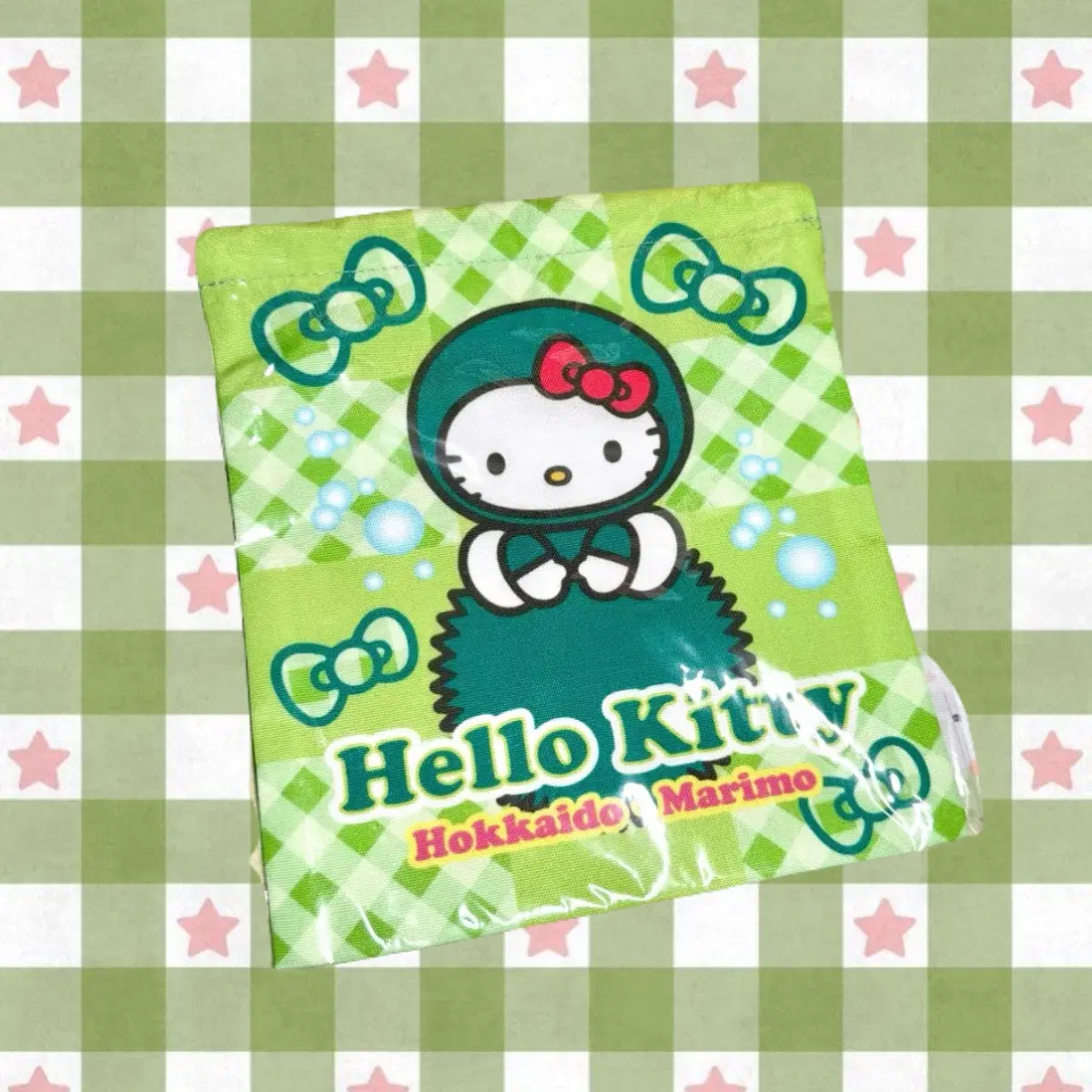 17년도 홋카이도 마리모 헬로키티 키티 조이개 파우치