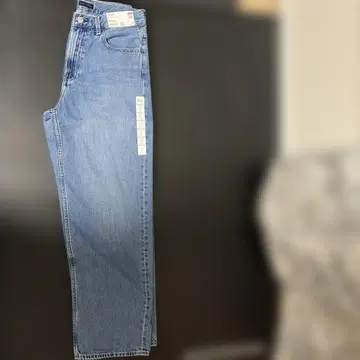UNIQLO JEANS 와이드 핏 청바지 라이트 블루 29인치