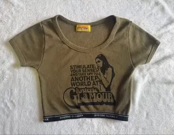 HYSTERIC GLAMOUR 리브 T셔츠