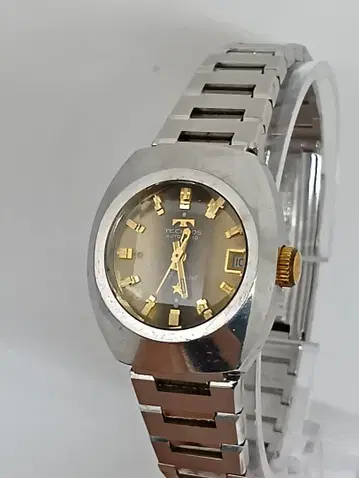 TECHNOS L.Firebird 자동 와인딩 여성용 손목시계 작동 중