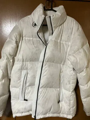 THE NORTH FACE UNDYED 다운 자켓 화이트 L