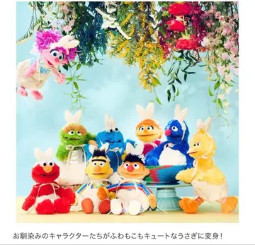 SESAME STREET MARKET 토끼 옷 갈아입기 세트 S 사이즈