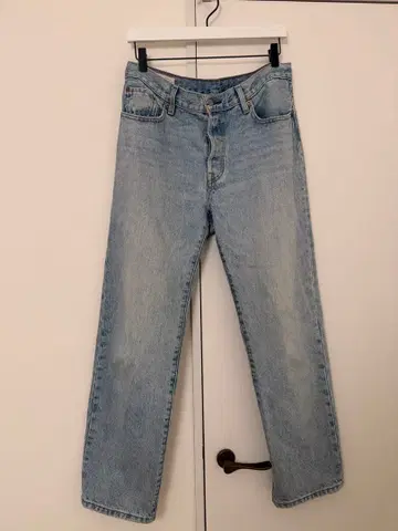 리바이스 Levi's Premium 501 스트레이트 데님 라이트 블루