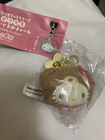 산리오 어디든지 봉제 인형 참 헬로키티 라떼곰