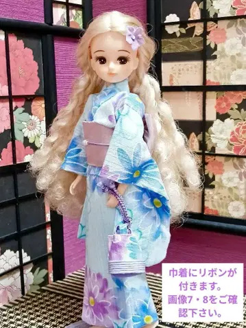 [몽인야 오복점] 브라이스 리카짱 체리짱 유카타 기모노 리본 복조리
