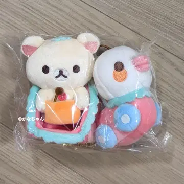 코리락쿠마 20주년 딸기 하루 장면 봉제 인형 오리 무선 조종