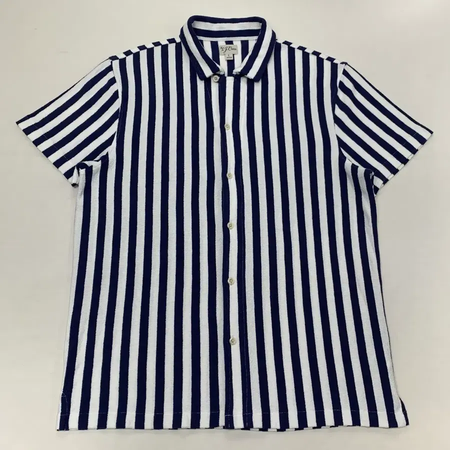 Jcrew 제이크루 스트라이프 반팔 테리셔츠 (L)