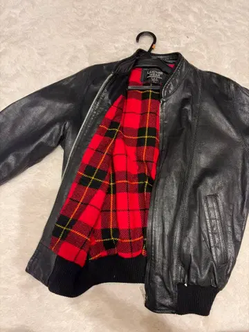 LEATHER WEAR 일본제 가죽 자켓 블랙 L 사이즈