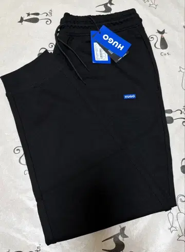BOSS 블랙 조거 팬츠 SIZE XL