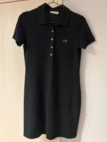 LACOSTE 라코스테 반팔 피케 셔츠 블랙 36