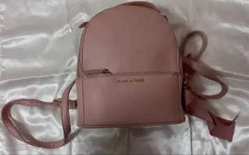 Maison de FLEUR 리본 포함 핑크 백팩 M 사이즈