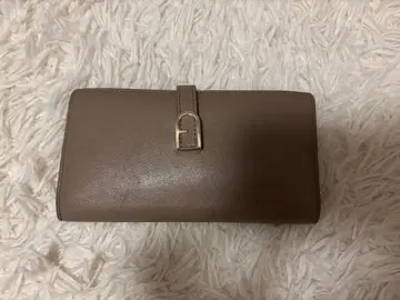 FURLA 장지갑 베이지 가죽