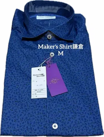 새상품 Maker's Shirt 카마쿠라 리버티 프린트 긴팔 셔츠 39