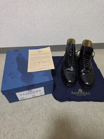 SANDERS 8946B 더비 부츠 영국 7.5 사이즈