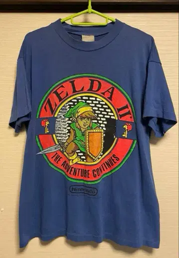 [초레어 파격] 젤다의 전설 빈티지 T셔츠 80s USA제