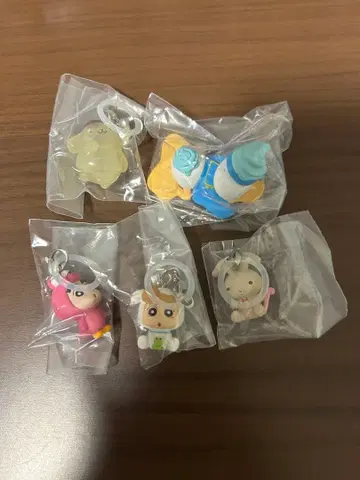 짱구는 못말려 폼폼푸딩 메지루시 액세서리 도날드 5종 세트