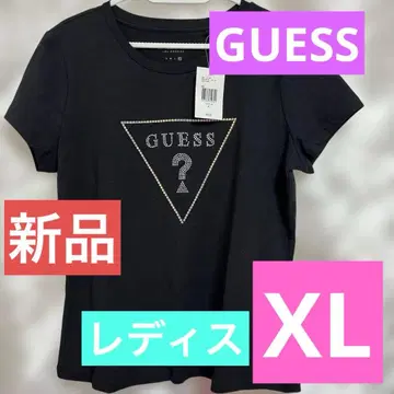 새상품 택 포함 GUESS ZARLIE CREW 티셔츠 블랙 XL