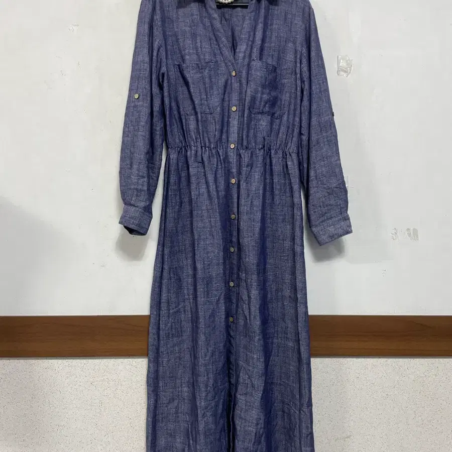 N6681 ZARA 자라 린넨 셔츠 롱 원피스.청스타일.데님.맥시.롤업
