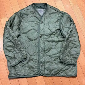 [밀리터리] 미군 M65 퀼팅 자켓 라이너 라이너 그린