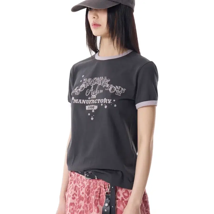 [새상품] 아캄 링거티 VTG Ink Ringer Top