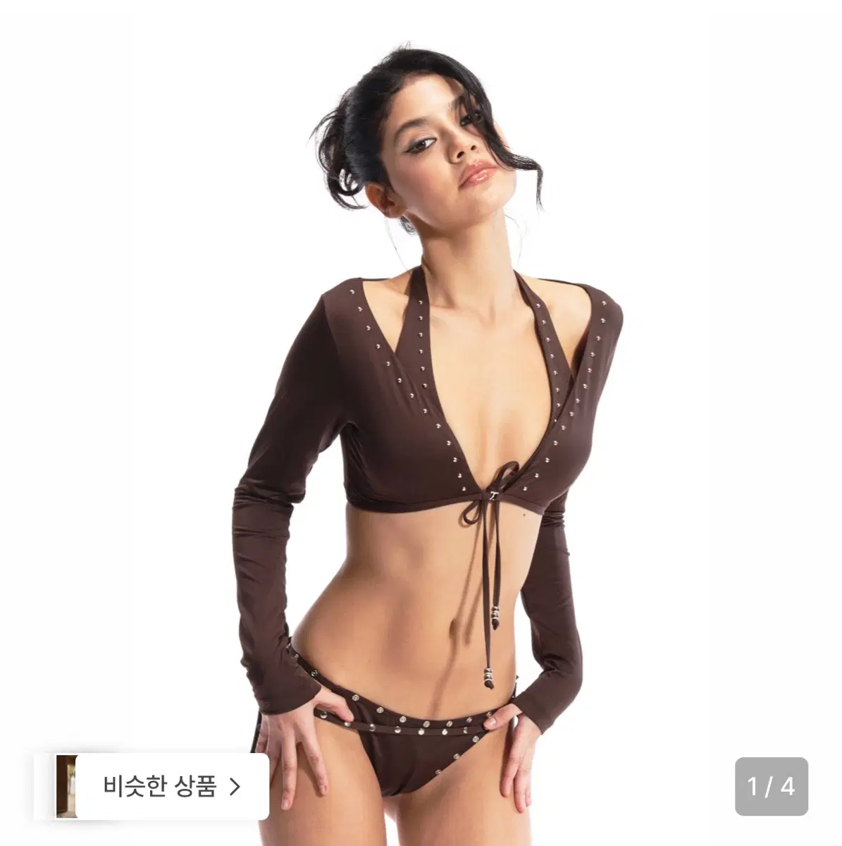 (새상품) 이스트씨 비키니 래쉬가드 상의