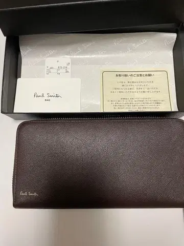 Paul Smith 지퍼 스트로우 레인 라운드 지퍼 장지갑