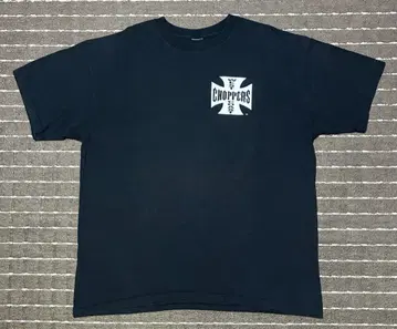 XL 상당 레어 west coast choppers 티셔츠 아이언 크로스