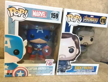Funko POP! Marvel 캡틴 아메리카 & 버키 반스