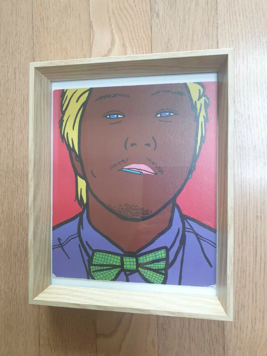 팝아트 선구자 윤기원 작가 옵세트 그림