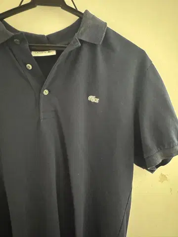 LACOSTE 라코스테 반팔 피케 셔츠 네이비 사이즈 S