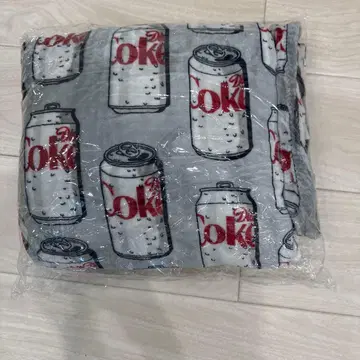 코카콜라 올 패턴 담요