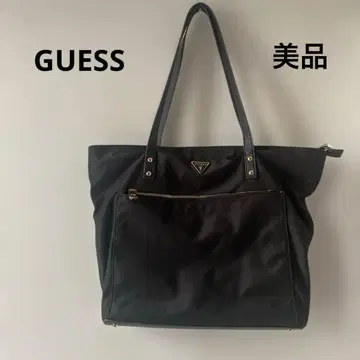 [새상품급] GUESS 나일론 토트백 블랙
