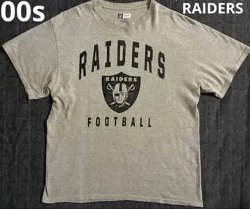 00s NFL RAIDERS 레이더스 T셔츠 그레이 온두라스 제조