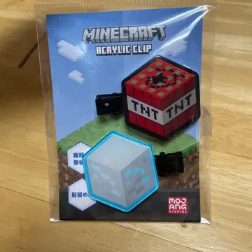 레어템 Minecraft 아크릴 클립 2개 세트 TNT